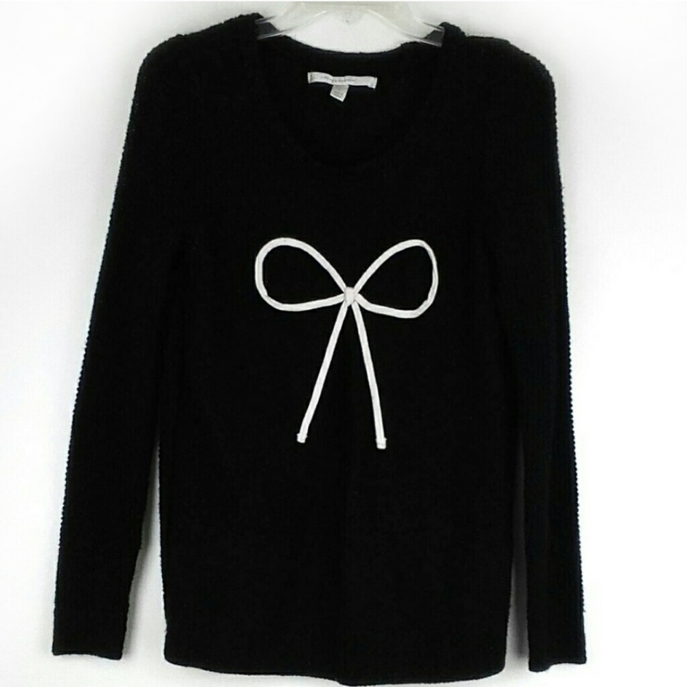 Lauren Conrad Shimmer Bow Sweater Size Small - Picture 1 of 4